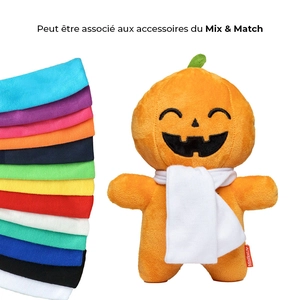 Peluche citrouille  - spécial Halloween personnalisable