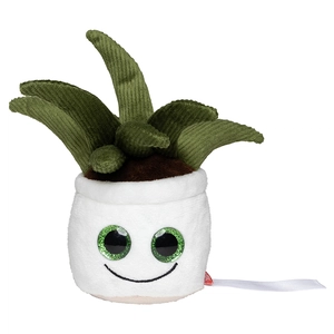 Peluche plante aloe vera en microfibre - convient aux enfants personnalisable