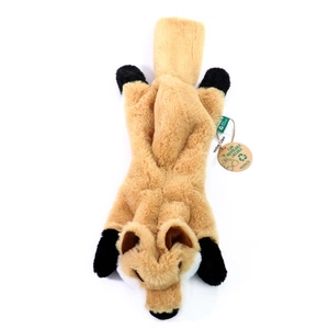 Peluche Renard pour chien en RPET personnalisable