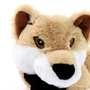 Peluche Renard pour chien en RPET personnalisable