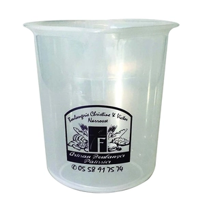 Pichet en plastique 1 litre personnalisable