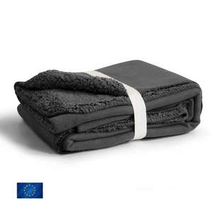 Plaid double épaisseur made in Europe en microfibre PET recyclé 420 gr personnalisable