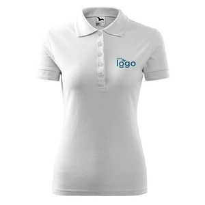 Polo Femme manches courtes coupe cintrée - Certifié WRAP personnalisable