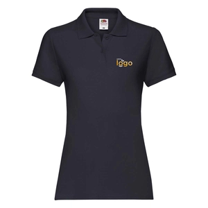 Polo femme PREMIUM 100% coton personnalisable