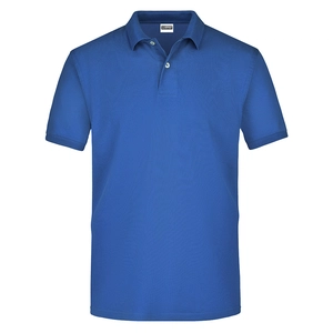 Polo Homme manches courtes 100% coton - coupe ajustée personnalisable