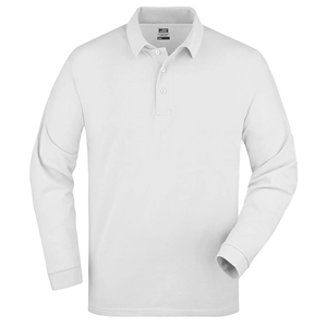 Polo Homme manches longues 100% coton personnalisable