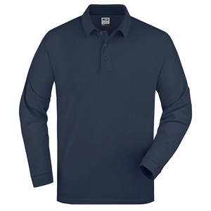 Polo Homme manches longues 100% coton personnalisable