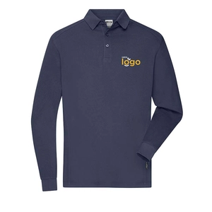 Polo workwear manches longues pour homme - polo de travail personnalisable