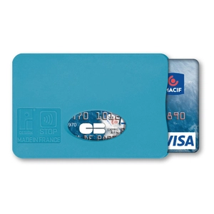 Porte carte de crédit anti RFID - Protège CB Made In France personnalisable