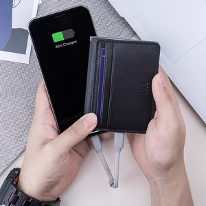 Porte cartes anti RFID avec powerbank 3 000 mAh  personnalisable