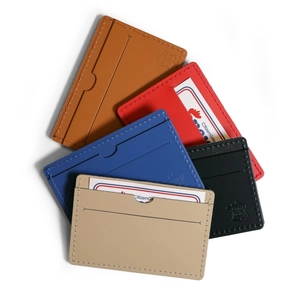 Porte-cartes cuir régénéré - made in France personnalisable