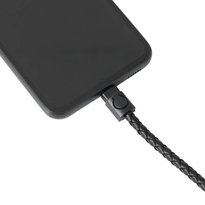 Porte-clés avec câble pour recharger smartphones personnalisable