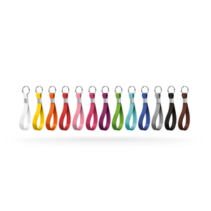 Porte clés en silicone aux couleurs vives personnalisable