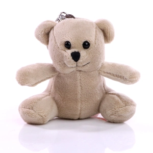 Porte clés peluche ours 12 cm personnalisable