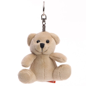 Porte clés peluche ours 12 cm personnalisable