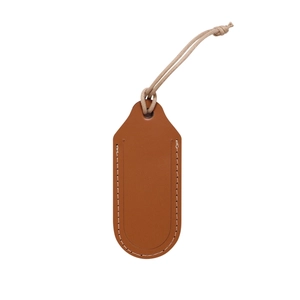 Porte-étiquette bagage cuir régénéré - made in France personnalisable