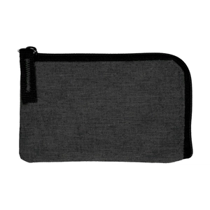 Porte monnaie anti RFID en polyester-lin personnalisable