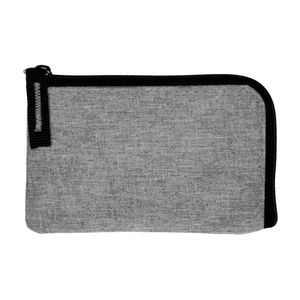 Porte monnaie anti RFID en polyester-lin personnalisable