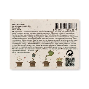 Post-it 50 feuilles en papier d'herbes - bloc notes repositionnables personnalisable