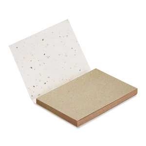 Post-it 50 feuilles en papier d'herbes - bloc notes repositionnables personnalisable