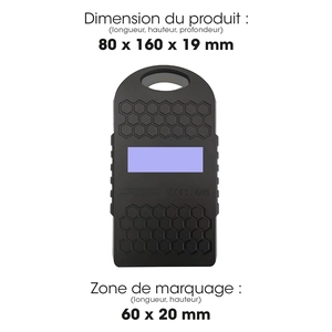 Powerbank solaire renforcée anti-chocs - 10000 mAh personnalisable