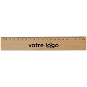 Règle en bois de cèdre 20 cm personnalisable