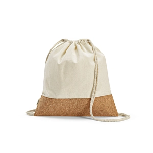 Sac à cordelettes en coton recyclé et RPET - Sac pochon 180g/m2 personnalisable