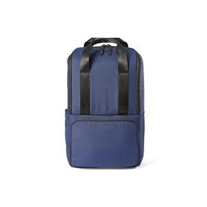 Sac à dos 18l en polyester recyclé 600D - compartiment pour PC portable et sangle trolley personnalisable