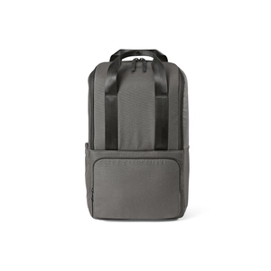 Sac à dos 18l en polyester recyclé 600D - compartiment pour PC portable et sangle trolley personnalisable