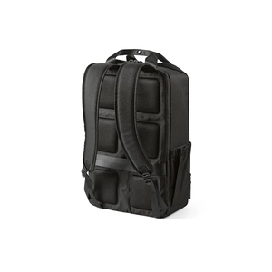 Sac à dos 18l en polyester recyclé 600D - compartiment pour PC portable et sangle trolley personnalisable