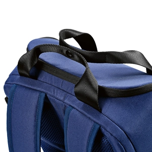 Sac à dos 18l en polyester recyclé 600D - compartiment pour PC portable et sangle trolley personnalisable