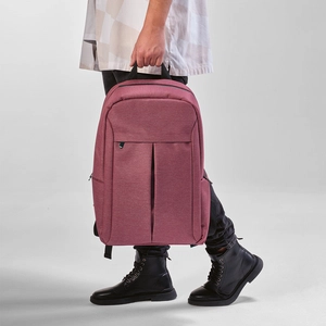 Sac à dos 22l en nylon recyclé avec poche latérale zippée personnalisable