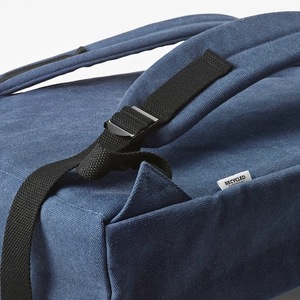 Sac à dos 25l en coton et PU recyclé - compartiment pour PC 17 pouces et cadenas métal personnalisable