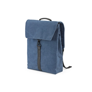 Sac à dos 25l en coton et PU recyclé - compartiment pour PC 17 pouces et cadenas métal personnalisable