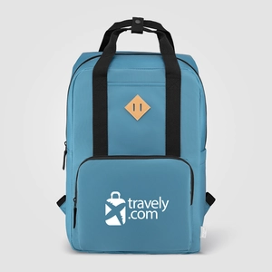 Sac à dos 300D RPET pour ordinateur portable 15 pouces - 16L personnalisable
