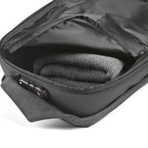 Sac à dos antivol 20l en RPET avec cadenas TSA - compartiment pour PC personnalisable