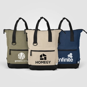 Sac à dos fourre-tout en toile de coton recyclée - 17 L personnalisable