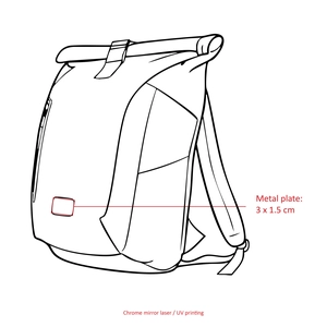 Sac à dos Ocean Plastic Roll Top 22 L personnalisable