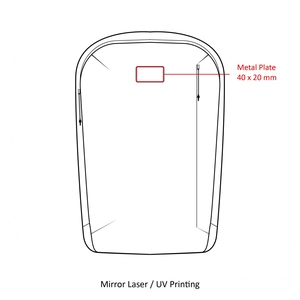 Sac à dos pour ordinateur - en plastique recyclé dans l'océan personnalisable