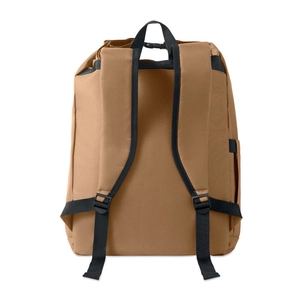 Sac à dos pour ordinateur portable de 15 pouces en polyester 600D RPET personnalisable
