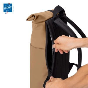 Sac à dos Premium fabriqué en France GOODJOUR - fermeture rolltop personnalisable