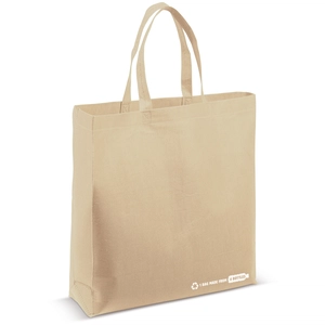 Sac avec soufflet en R-PET, large choix de couleurs personnalisable