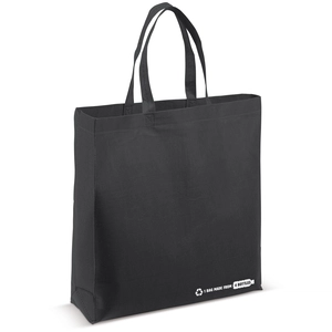 Sac avec soufflet en R-PET, large choix de couleurs personnalisable