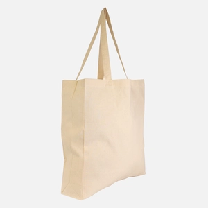 Sac cabas avec soufflet - 100% coton 160gr personnalisable