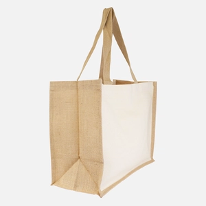 Sac cabas en coton épais 320 gr et jute personnalisable