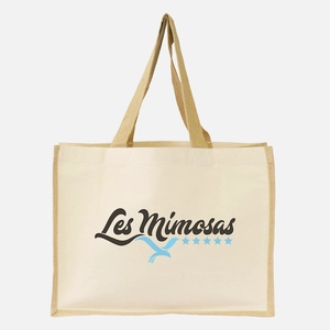 Sac cabas en coton épais 320 gr et jute personnalisable