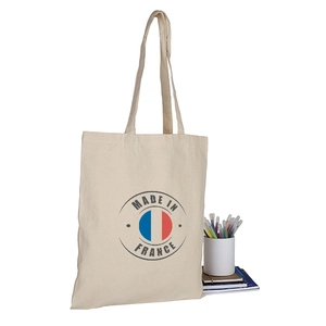 Sac coton BIO 100% Français - Tote bag ALFRED 250g personnalisable