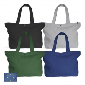 Sac de plage au design exclusif 100% coton bio - fermeture bouton pression personnalisable