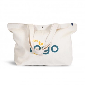 Sac de plage made in europe en coton bio personnalisable