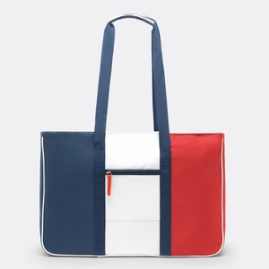 Sac de plage MARINA - sac de plage tricolore personnalisable